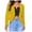 Yellow, variant on Arlun Womens Open Front Work Blazer Long Sleeve Lightweight Comfy Business Casual Office Jackets Solid Color Open Front Slim Fitted Cardigans with Pockets Yellow XL