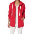 thumbnail image 1 of TheMoogan Women's PLUS Essential Full Zip Cotton Fleece Hoodie Sweatshirt Relaxed Track Jacket, 1 of 7
