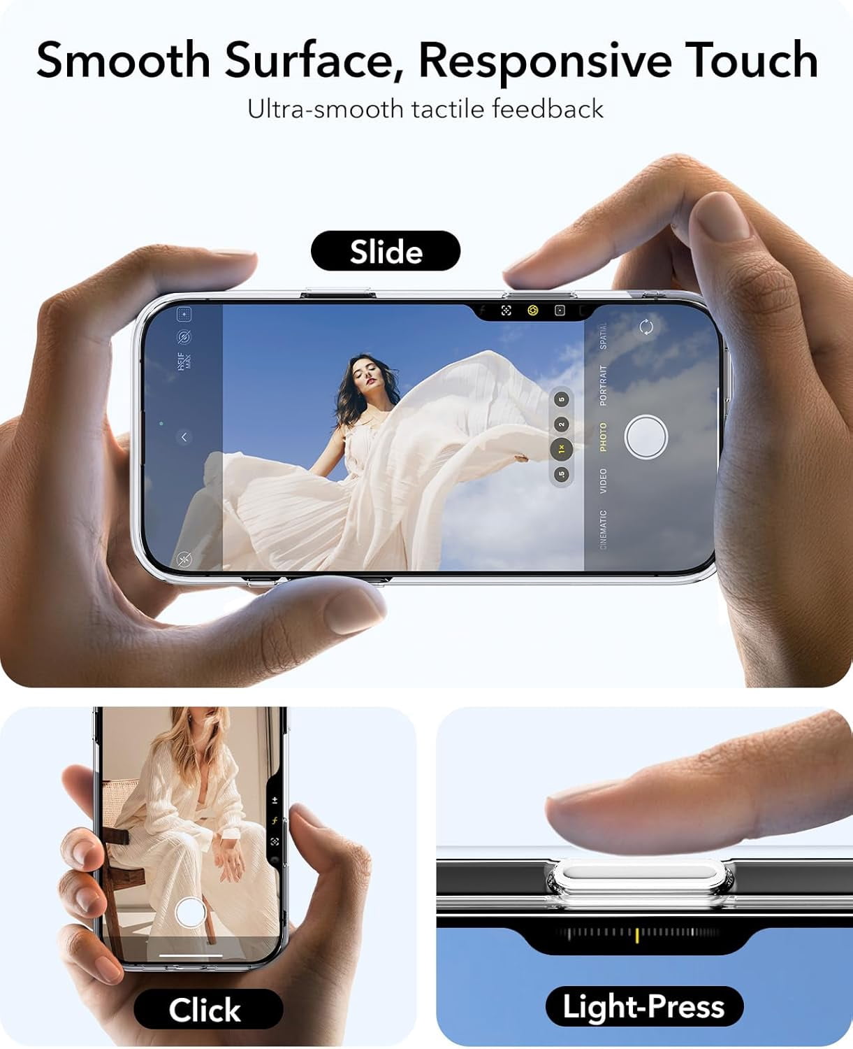 CRKMGS-ESR for iPhone 16 Pro Case, Compatible with MagSafe, Military-Grade Protective Case for iPhone 16 Pro, Built-in Stash Stand iPhone Case, Scratch-Resistant Back Cover, Clear | Built-in Stash St