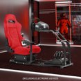 thumbnail image 3 of Supllueer Racing Simulator Cockpit With Gaming Adjustable Red Suede Seat Fits For Logitech G920 G923 Thrustmaster T248 Fanatec.Excluding electronic devices, 3 of 21