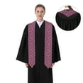 thumbnail image 4 of Fotbe Summer Flamingo Printed Class of 2024 Graduation Stole, 4 of 7