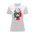 thumbnail image 1 of Playera Blusa De Viva Mexico Con Maria Lele Fiestas Patrias Independencia Color Blanco Talla Grande Marca Emil SaEs, 1 of 4