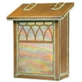thumbnail image 1 of Americas Finest Lighting AF-3101-NV-GI Window 13 Verical Mailbox, Gold Iridescent - New Verde, 1 of 1
