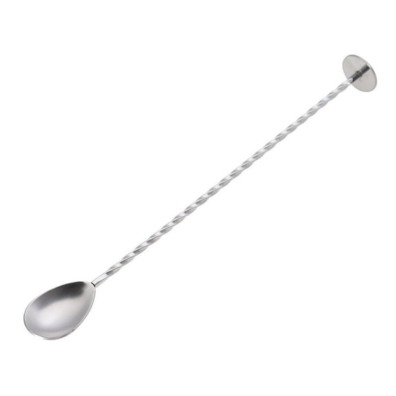 USEOSITY Stainless Steel Cocktail Spoon Spiral Design Mixing Spoon Long Bar Spoon Cocktail Stirrer Bartender Tool for Tall Cups Cocktail Shaker Pitcher 28cm