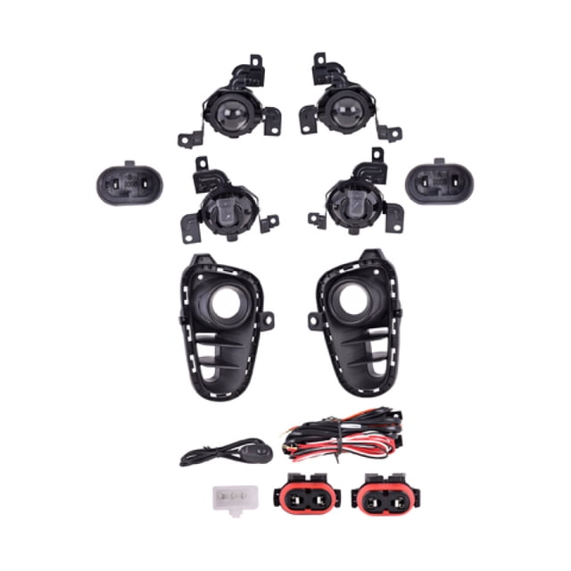 Set Faros Niebla Rio 2018 A 2020 Kia C/Rejilla C/Cables Generica .