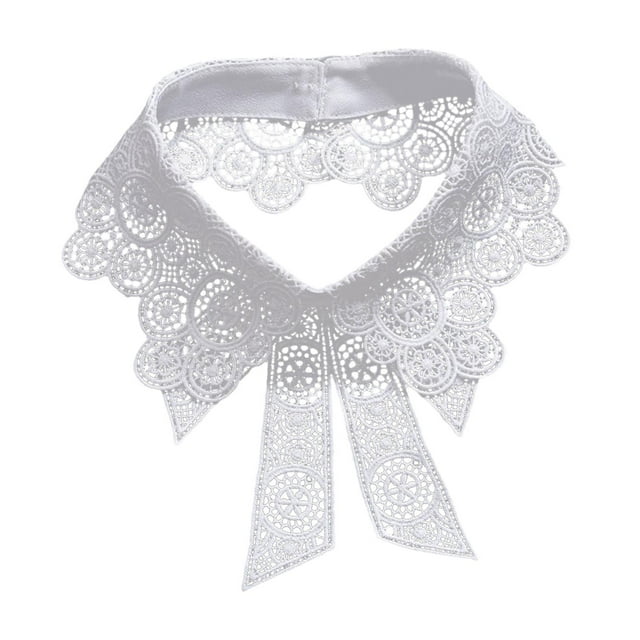 Accesorios versátiles de cuello falso de encaje de las mujeres Collar falso para la blusa del suéter Estilo C