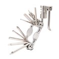 thumbnail image 3 of Repair Wrench Set 11-in-1 Multifunctional Bicycle Screwdriver Kit Multifunctional Screwdriver Kit Foldable Portable Repairing Tools, Silver, 3 of 9