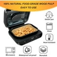 thumbnail image 4 of Air Fryer Liners for Ninja FG551/DG551/IG651 Foodi Smart XL Indoor Grill, Set of 100, Rectangle Air Fryer Parchment Paper Liners, Ninja Foodi XL Grill Accessories$$Home Decor, Kitchen, & Other, 4 of 7