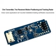 thumbnail image 3 of HLK-LD2450 24G Smart Home Wave Human Body Motion Target Tracking Radar Sensor Module Test Distance Angle Speed,1 x Sensor Module 1 x PCB Antenna 1 x 4PIN Cable, 3 of 6