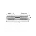 thumbnail image 2 of Unique Bargains M8 x 40mm Metric A2 Stainless Steel Double End Threaded Stud Screw Bolt 5 Pcs, 2 of 3