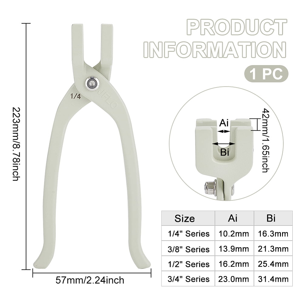Alloy Mounting Pliers for 12mm Skeletons Craft Spine Snap Fastener Tool for Installation Metal Pliers Hand Tools for Handmade Craft MakingDIY