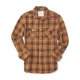thumbnail image 1 of Camisa de Franela con Botones Aeropostale Hombre Naranja Mediana Botones al frente, 1 of 1