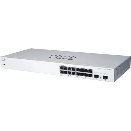 UPC: 0889728344401 | Cisco Business 16-Port 2x SFP L2 Managed Ethernet Switch CBS22016P2GNA