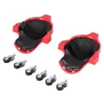 thumbnail image 4 of Knee Pad, Rolling Kneepad ABS Easy To Wear with Universal Wheel for Floor Installation for Worker for Tile Installation Black,Red, 4 of 8