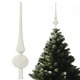 thumbnail image 4 of Calabaza de Plástico Flocada de Estrella Superior para Decoración de Copas de Árbol de Navidad, Accesorios de Artesanía Navideña de Punta Larga, 4 of 6