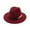 Wine, variant on Baqcunre Hats for Women, Women's Wide Brim Fedora Panama Hat with Metal Belt Buckle Coloured,