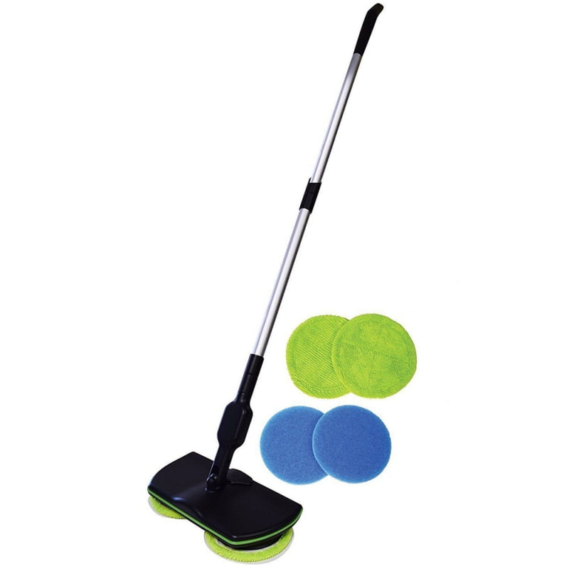 mapo de limpiar piso KP Solutions KP Spin Microfiber Floor Mop Bucket with Wringer Best Hurricane Spin Scrubber for Floor Cleaning 