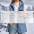 thumbnail image 3 of Valufy Hooded Vests for Women Longline Button Front Sleeveless Casual Outerwear with Front Patch Pockets Relaxed Fit Fall Layering, 3 of 7
