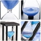 thumbnail image 5 of Temporizador de reloj de arena de 30 minutos, reloj de arena de madera para regalos creativos, decoración de habitación, oficina, decoración de cocina, cumpleaños (30 minutos, azul, 5 of 5