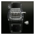 thumbnail image 4 of Portable Manual Ice Chopper, 1.25L Portable Ice Crusher  for Home Transparent,Transparent Black, 4 of 8