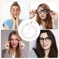 thumbnail image 5 of HOMEMAXS 2-Pack White Anti- Eyeglasses Chain Strap for Glasses Accessories, and Stylish Eyewear Holder, 5 of 6