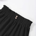 thumbnail image 5 of Byoo Tween Girl's Button Skort Denim Shorts Solid Casual Shorts Daily Bottoms,Black, 5 of 5