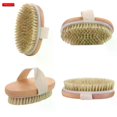 thumbnail image 4 of Dry Body Brushes Exfoliating Body Scrubbers Natural Bristles for Dry Skin Improve Circulation Stop Ingrown Hairs, 4 of 5