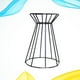 thumbnail image 5 of Soporte de hierro para flores, base para plantas, estante para piñas, maceta, accesorios para micro paisaje (negro), 5 of 7