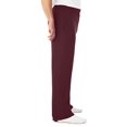 thumbnail image 2 of Jerzees Mens NuBlend Pocketed Open-Bottom Sweatpants, M, Black Heather, 2 of 2