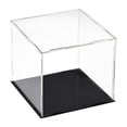 thumbnail image 1 of Caja de exhibición de acrílico Uxcell, protección contra el polvo, cubo de exhibición para coleccionables 7.9x7.9x7.9 pulgadas, 1 of 6