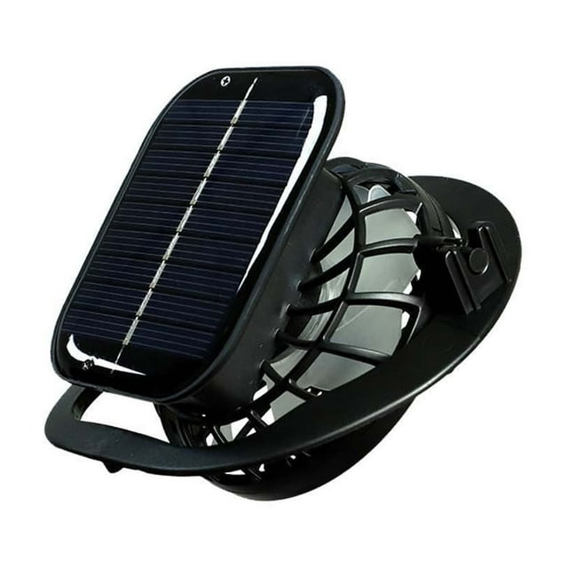Rechargeable Hat Fan Usb Solar Powered Personal Cooling Fan High Wind Speed 800Mah Portable Clip Fan For Outdoor Sports Summer Use Plastic Construction T-986 B