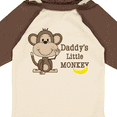 thumbnail image 4 of Inktastic Daddy's Little Monkey Boys or Girls Long Sleeve Baby Bodysuit, 4 of 5
