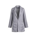 thumbnail image 3 of Dewadbow Women Slim Casual Blazer Jacket Outwear Career Formal Short Coat, 3 of 6