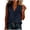 Navy-tanks, variant on Aezemi Women V Neck Collared Tank Tops, Faux Cotton Linen Button Sleeveless Shirts, Summer Fashion Casual All Match Tank Top with Pocket