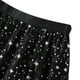 thumbnail image 4 of Falda larga de tul con capas de lentejuelas y purpurina para mujer de Fiomva, 4 of 7