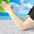thumbnail image 1 of Manches en Soie Glacée Protection Solaire pour Poignet Respirantes Protection UV pour Cyclisme Conduite Camping Randonnée en Plein Air, 1 of 12