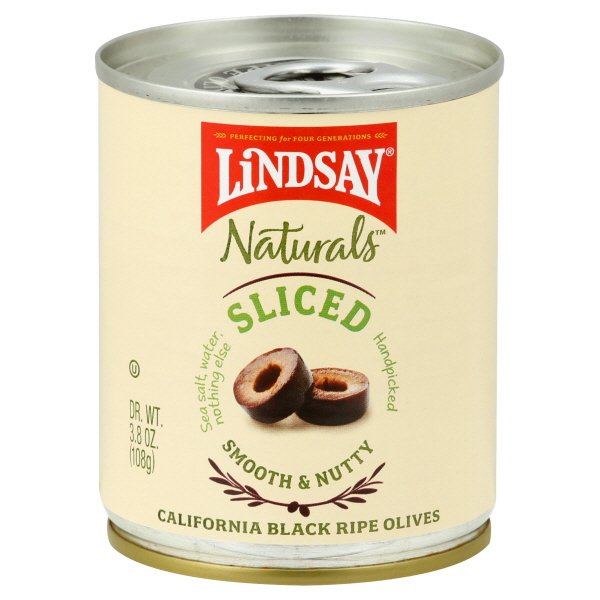Lindsay Naturals Sliced Olives, 3.8 oz