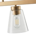 thumbnail image 7 of Modern Gold Kitchen Island Chandelier, 5-Light Farmhouse Linear Pendant Light Fixture, 7 of 7