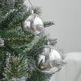 thumbnail image 4 of Juego de adornos de bolas navideñas para árbol de Navidad, decoraciones inastillables para vacaciones, fiestas, - Plata., 4 of 5