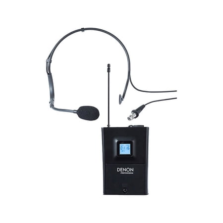 UPC: 0694318023532 | Denon Fitness Pack Beltpack Transmitter and Headset Microphone for Audio Commander and Commander Sport
