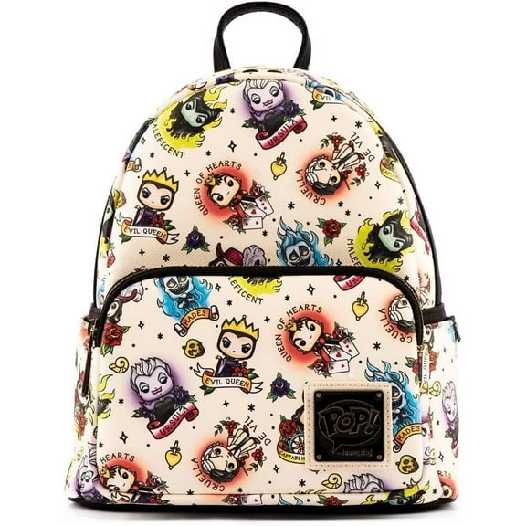 Disney Pop! by Loungefly Villains Tattoo Art Mini-Backpack