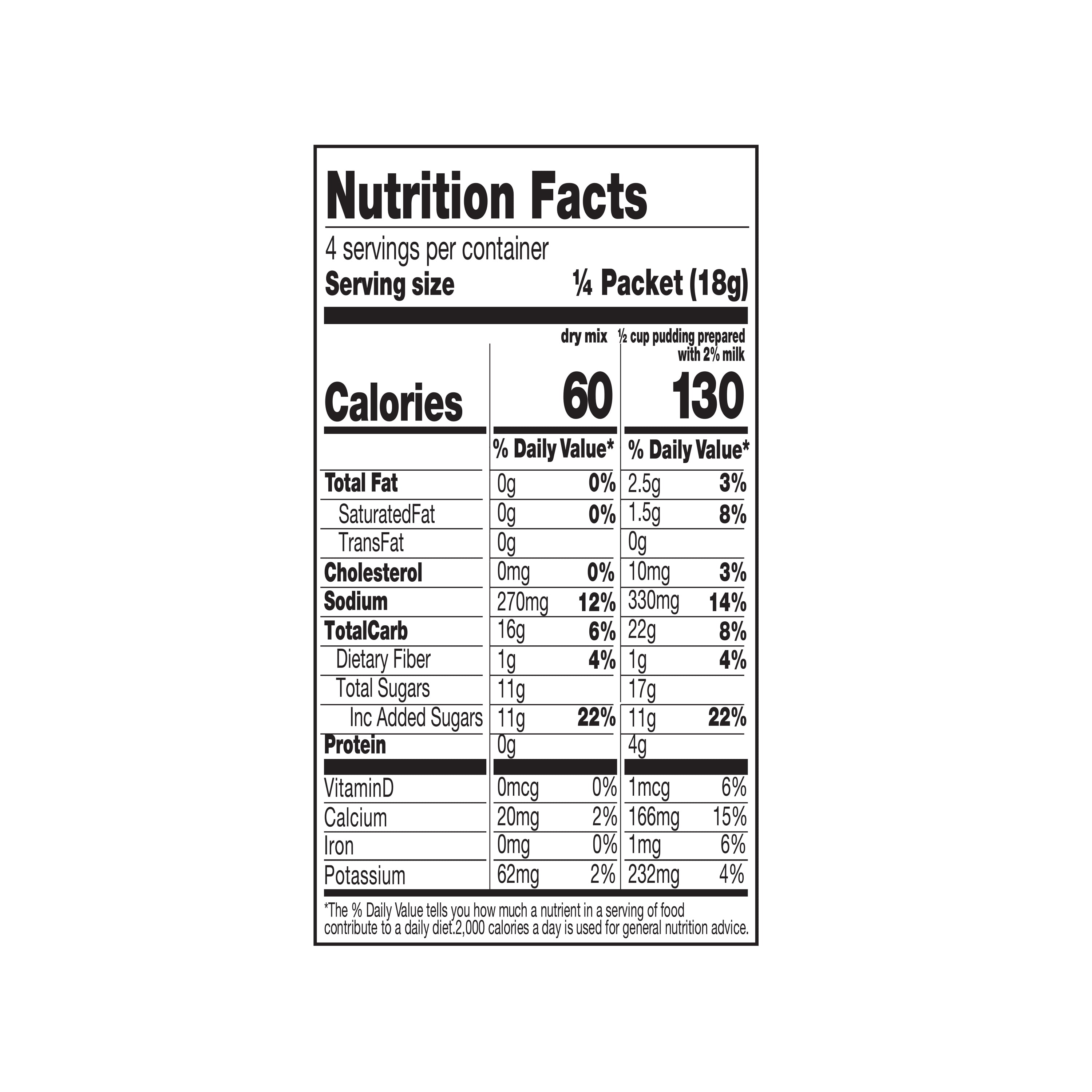 (4 pack) SNICKERS™ Milk Chocolate Pudding & Pie Filling, Fat-Free, 3.03 oz, Box