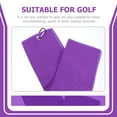 thumbnail image 3 of WESIEVYA 4Pcs Breathable Golfing Towels Polyester Material Highly Absorbent and Durable Assorted Colors, 3 of 4