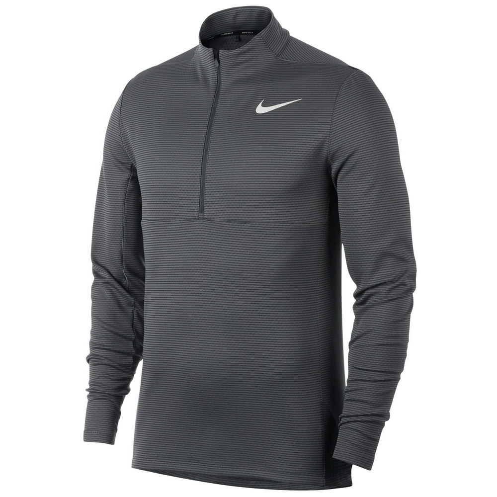 Nike - Nike NEW Gray Mens Size Large L 1/2 Zip Aeroreact Golf Pullover ...