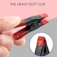 thumbnail image 3 of 2 Inch 4 Pcs Small Spring Clamps, Small Clamps Heavy Duty Clips Metal Clamp Set Mini Clamps for Indoor Outdoor Use - Black, Thicken Design Black, 3 of 5