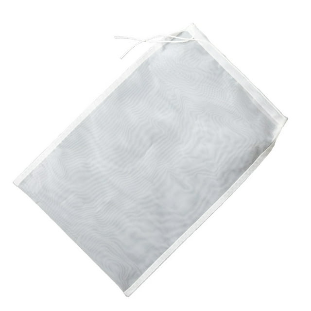 Maytalsory White Mesh Filter Bag Easy To For Wide Range Of Applications Fine Mesh Filter Bags With Rope white 200 Mesh20*30cm