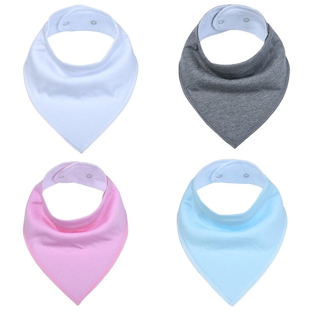 1Pc Baby Bandana Bibs Organic Cotton Baby Feeding Bibs for Drooling and Teething Soft and Absorbent Bibs Baby Shower GiftTransparentRussian Federation He Qiyong unisex