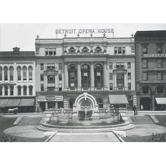 Avanti Press Detroit Opera House Historic Detroit Blank Note Card