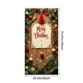 thumbnail image 3 of ToyKingdee Christmas Door Cover - Santa Claus Holiday Banner for Party Decoration, 3 of 6