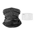 thumbnail image 2 of Polaina de cuello con cubierta facial,Bufanda deportiva al aire libre con protector solar,Calentador de cuello transpirable,Cuello bufanda cara bufanda,Polaina de montar con Gris Macarena Polaina de cuello con cubierta facial, 2 of 8